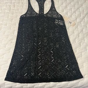 Roxy Diamond print see through swim cover